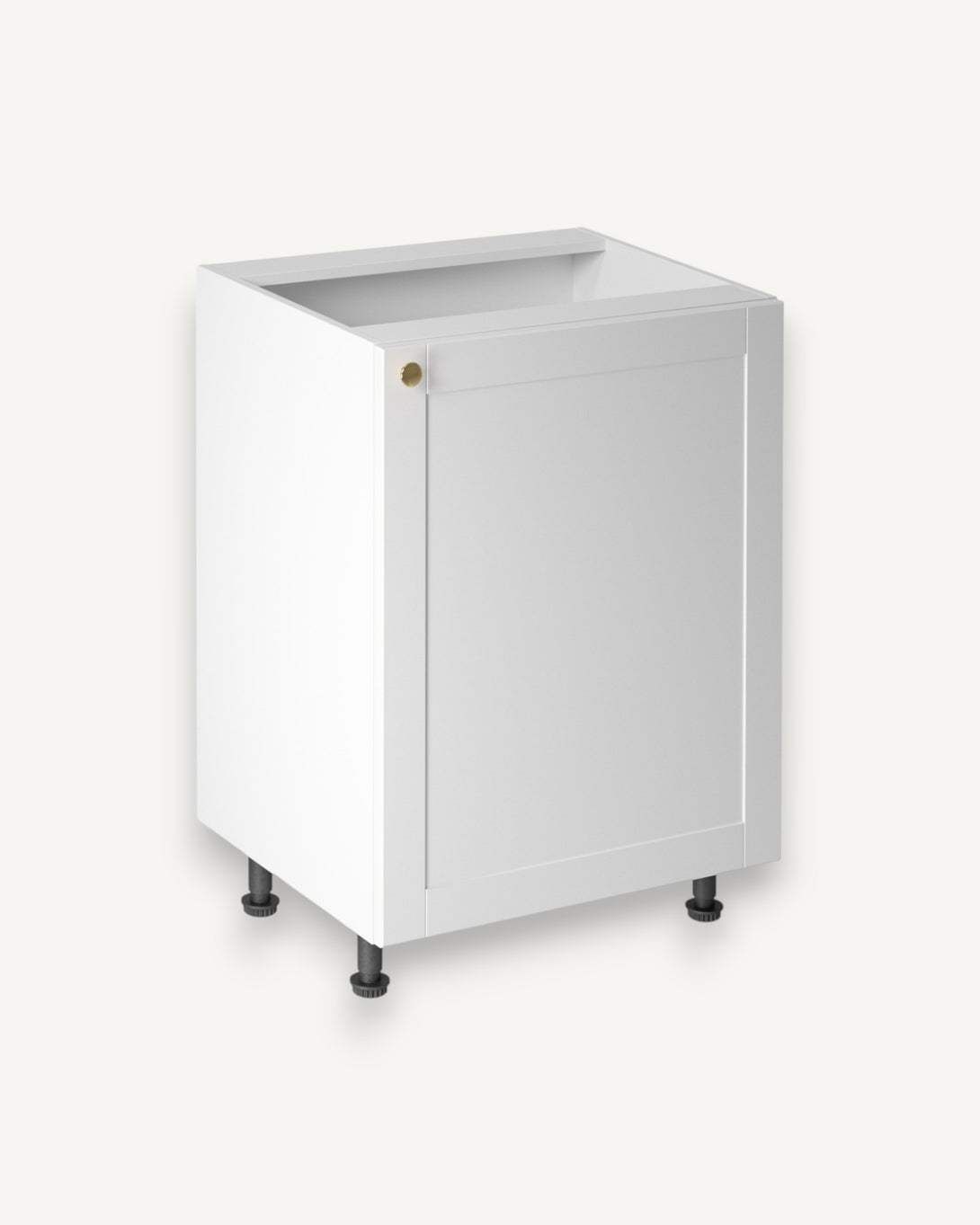 Praktische Unterschrank - Linea-Weiß D60 P/L - ROYAL24_MARKT