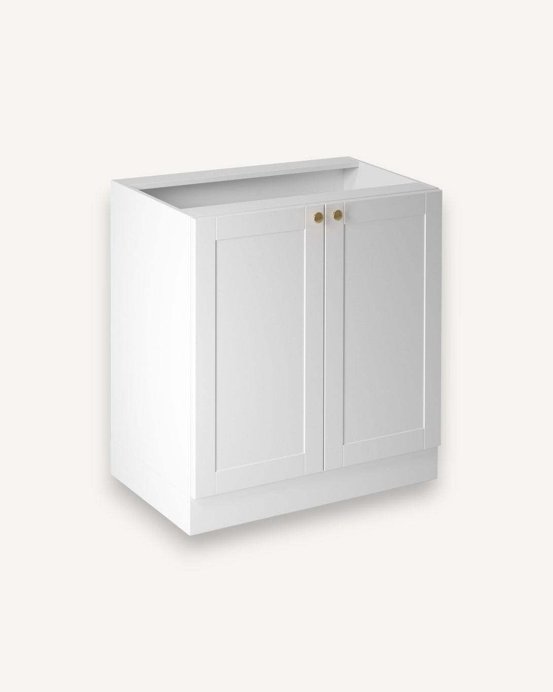 Eleganter Unterschrank - Linea-Weiß D80 - ROYAL24_MARKT