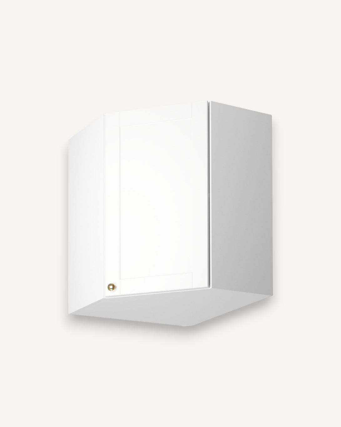 Eckhängeschrank - Linea-Weiß G60N P/L - Praktische Stauraumwunder für kleine Küchen - ROYAL24_MARKT