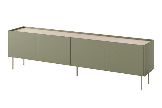 TV-Schrank 220 cm, 170 cm, 120 cm TV-Schrank - DESIN - Modernes Design, das Eleganz und Funktion vereint. - ROYAL24_MARKT