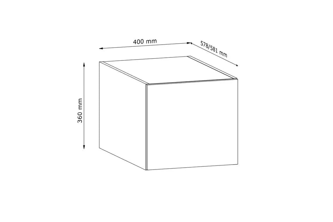 Hängeschrank 40 cm  - Langen - Erzeugt eine harmonische Atmosphäre und bietet großzügigen Stauraum.