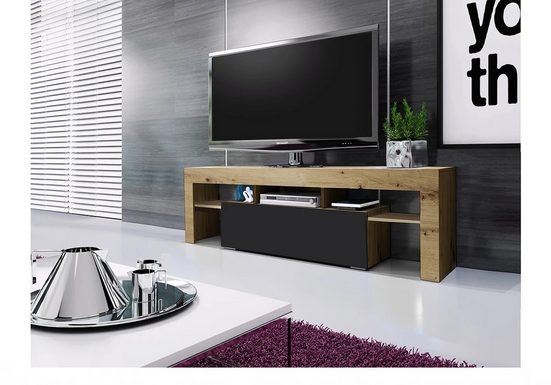 TV-Schrank -	Vera -  Langlebige und moderne Unterhaltungsorganisationseinheit.
