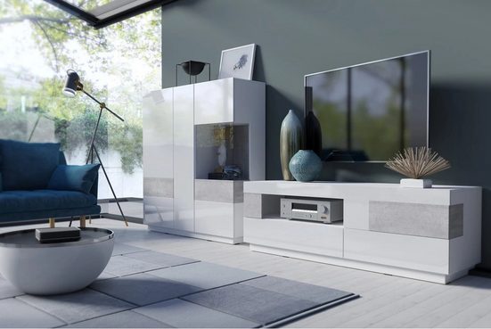 TV-Schrank - Silke - Bietet organisierten Speicher für Geräte