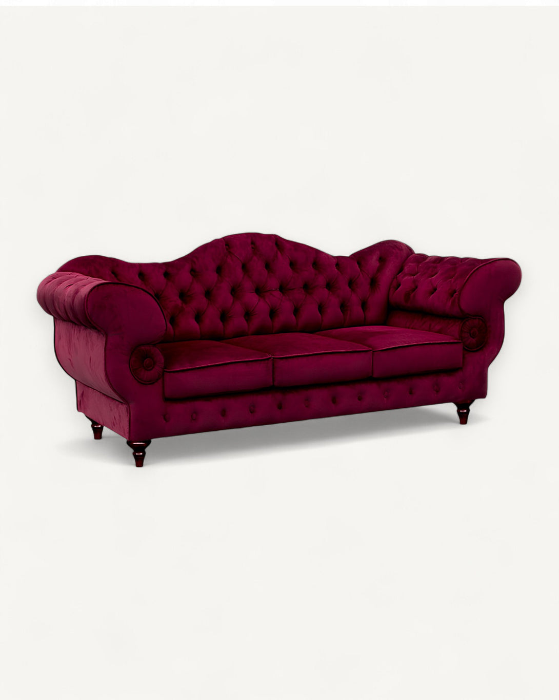 Gloria - Chesterfield Sofa - Hochwertiges - Garantierte Qualität - Elegantes Design -, 1.St x 3-Sitzer Sofa