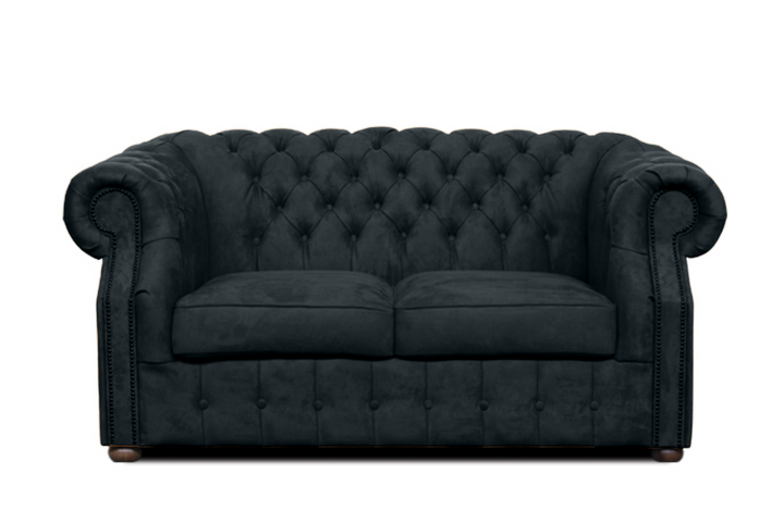 Chesterfield-Sofa Luxura - Echtleder Premium - Handgefertigt - Garantierte Qualität -, Premium Set 3 - 2 - 1,- 3 Teile