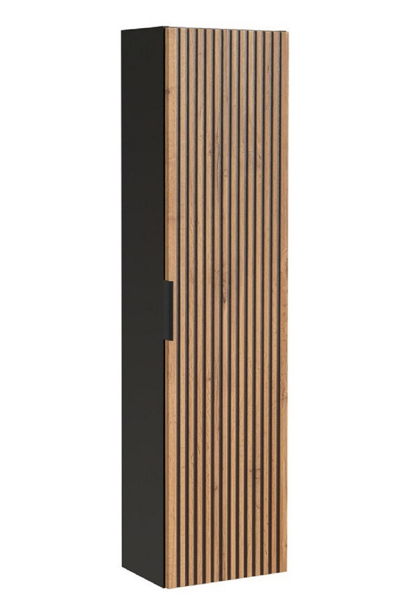 Badmöbel-Set - Xilo X - mit Möbelwaschbecken, Hochschrank & Spiegel - ROYAL24_MARKT
