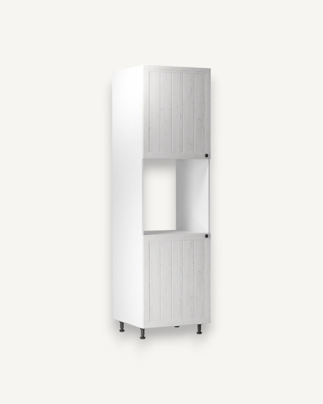 Mikrowellenumbauschrank D60P - Provence - Kompaktes und unverwechselbares Design der Mikrowelle.