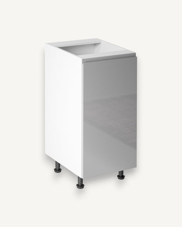 Unterschrank 40 cm - Aspen D40-P/L Grau/Hochglanz - ROYAL24_MARKT