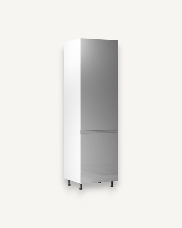 Hochschrank 60 cm - Aspen D60R-P/L Grau/Hochglanz