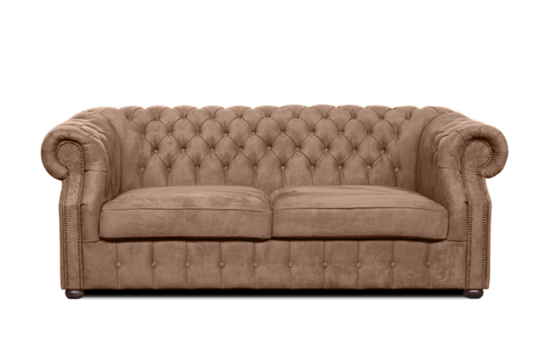 Chesterfield Sofa Luxura - Handgefertigt - Premium - , 1.St x 3-Sitzer Sofa ,- 1 Teile Garantierte Qualität -,Chesterfield-Design -,Premium Materialien