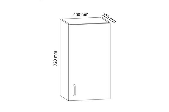 Hängeschrank G40- P/L - Provence - Ein unverzichtbares Stück für jede Küche.