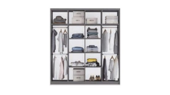 Kleiderschrank 200 cm - Stilvoll und funktional zugleich - ROYAL24_MARKT