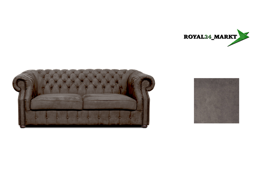 Chesterfield Sofa Luxura - Handgefertigt - Premium - , 1.St x 3-Sitzer Sofa ,- 1 Teile Garantierte Qualität -,Chesterfield-Design -,Premium Materialien