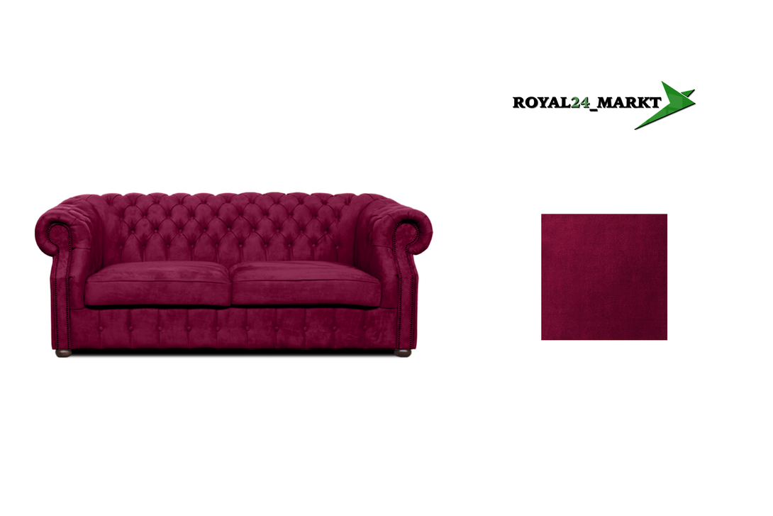Chesterfield Sofa Luxura - Handgefertigt - Premium - , 1.St x 3-Sitzer Sofa ,- 1 Teile Garantierte Qualität -,Chesterfield-Design -,Premium Materialien
