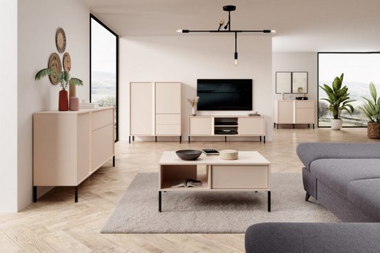 Wohnzimmer-Set - 5 teiliges Salon-Set / Komfort und Stil an einem Ort, (Komplett Set, 5-St., Premium - DAST)