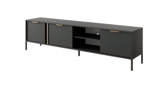 Wohnzimmer-Set - LARS - Stil und Funktionalität / WANDEINHEIT2, (Komplett-Set, 4-St) - ROYAL24_MARKT
