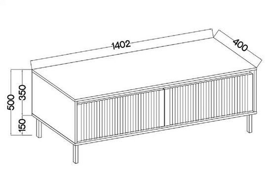 TV-Schrank - Kasalia - Design, das dem Wohnzimmer eine elegante Note verleiht.