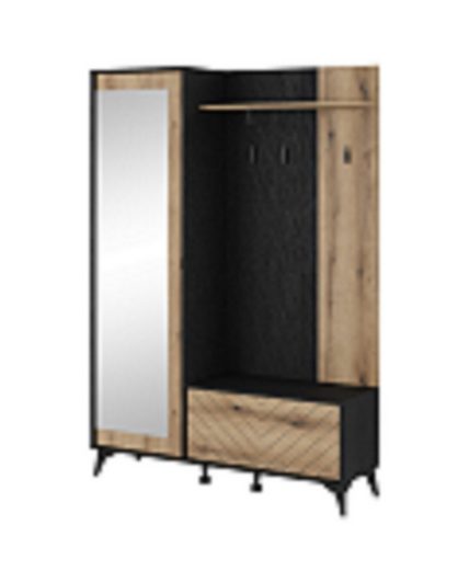 SEWERA GARDEROBE / Kontrastreiches Design mit Eichendekor. - ROYAL24_MARKT