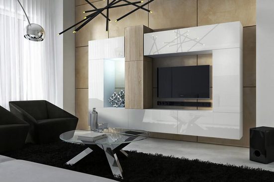 Wohnwand Future 22 - Modernes Design für ein einladendes Wohnzimmer.