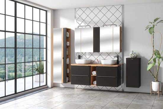 Badezimmer Hochschrank - Capri Cosmos - Platzsparend und funktional. - ROYAL24_MARKT