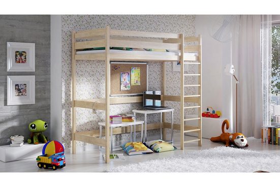 Etagenbett - Funktionales Bett für modernes Kinderzimmer.