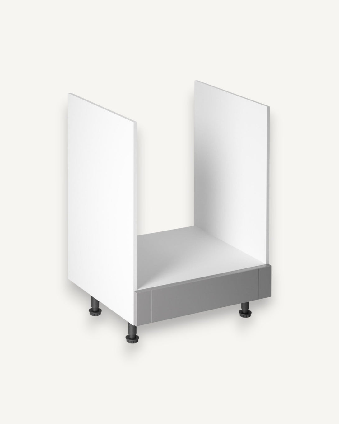 Herdumbauschrank - Linea-Grau D60ZK - ROYAL24_MARKT