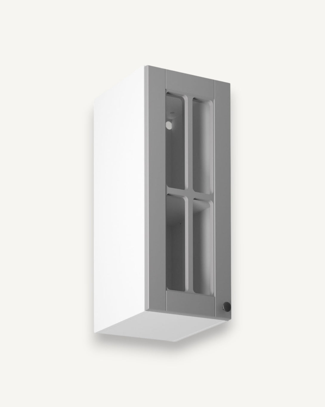 Glashängeschrank - Linea-Grau G30S P/L - Optimaler Stauraum in kleinen Küchen - ROYAL24_MARKT