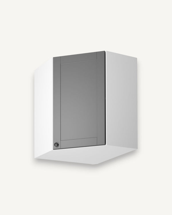 Eckhängeschrank - Linea-Grau G60N P/L