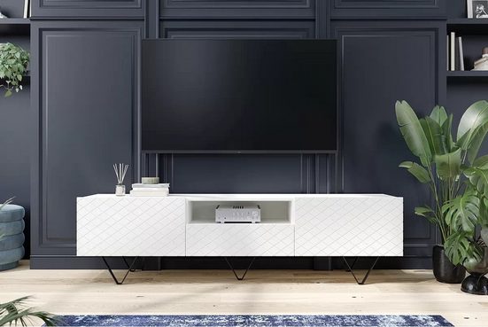 TV-Schrank - SCALIA - Modernes Design, das zu allen Dekoren passt.