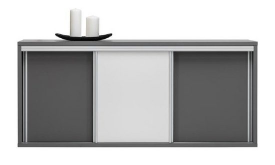 ZONDA / BÜCHERREGAL: Funktionalität in modischem Grau + Glänzendem Weiß