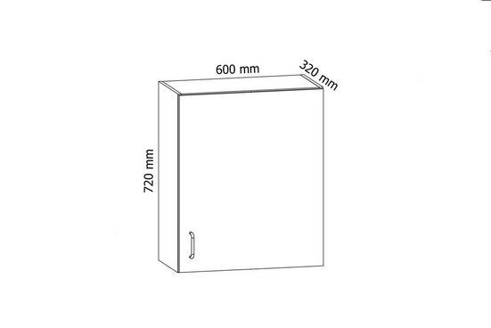 Hängeschrank G601D - Provence - Ein unverzichtbares Stück für jede Küche.