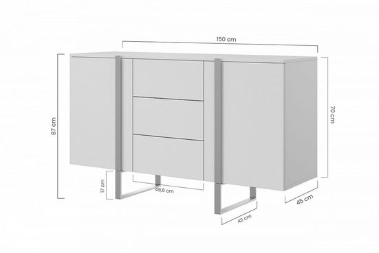 Kommode - VERICA - Stilvolle Schubladenlösung für jeden Raum.