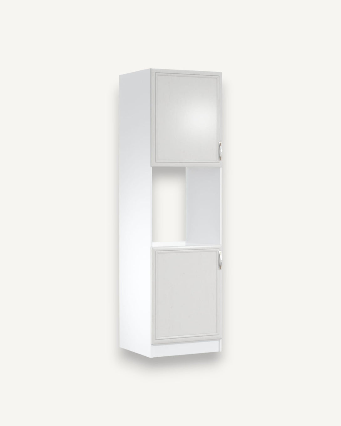 Herdumbauschrank D60P-P/L - Sycylia Weiß - Funktionalität und Design vereint
