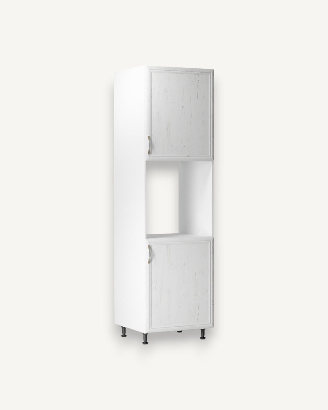 Herdumbauschrank D60P-P/L - Sycylia Weiß - Funktionalität und Design vereint