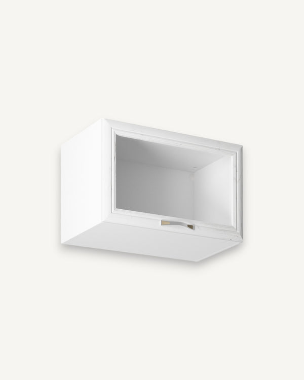 Glashängeschrank G60KSN - Sycylia Weiß -  Industrial-Stil – Robuste Materialien für einen urbanen Look.