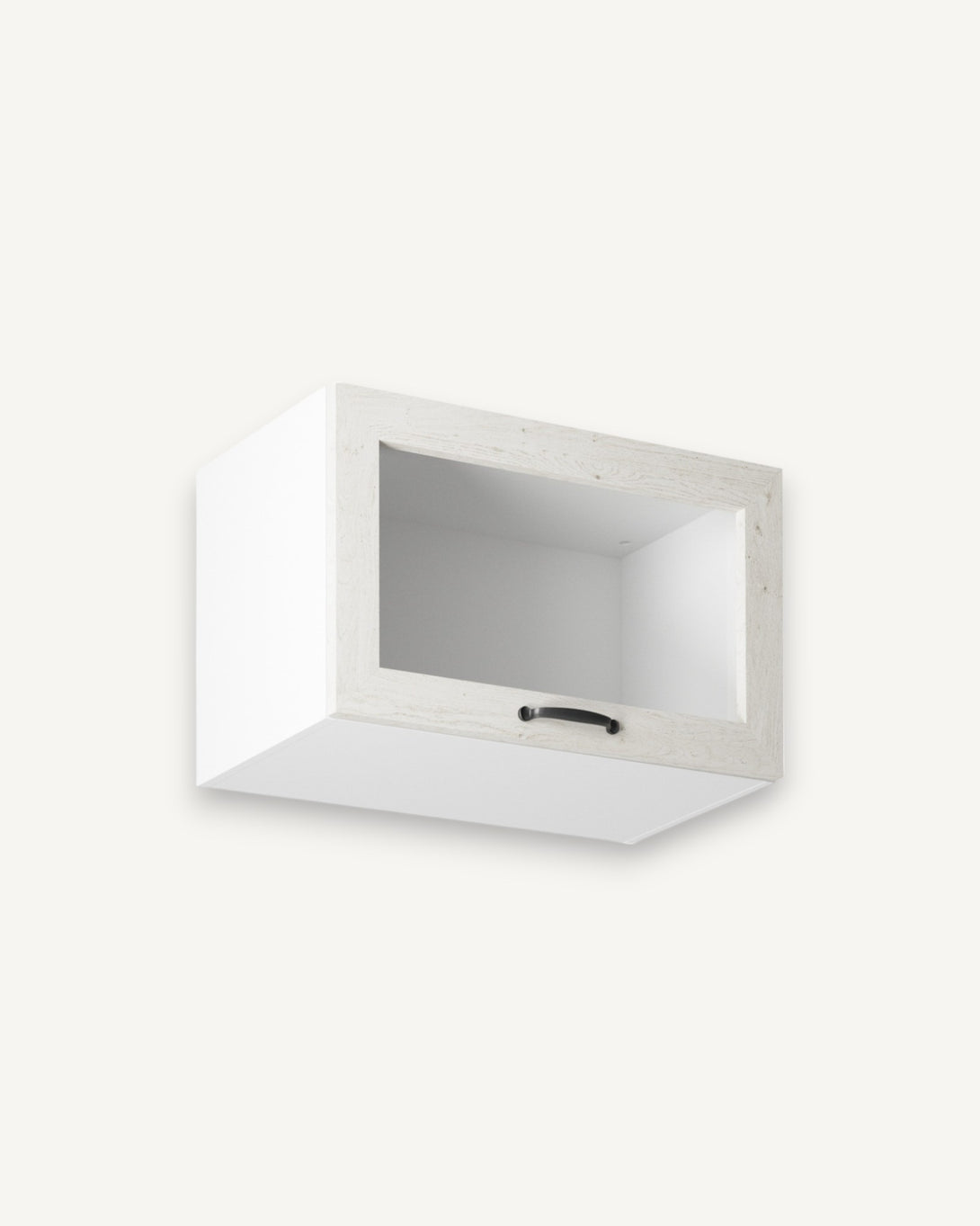 Glashängeschrank G60KSN - Royal - Moderner Hängeschrank mit Glasfronten. - ROYAL24_MARKT