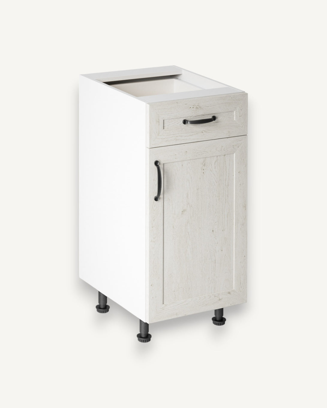 Unterschrank D40S1-P/L - Royal - Praktisches Design mit Schublade und Tür.