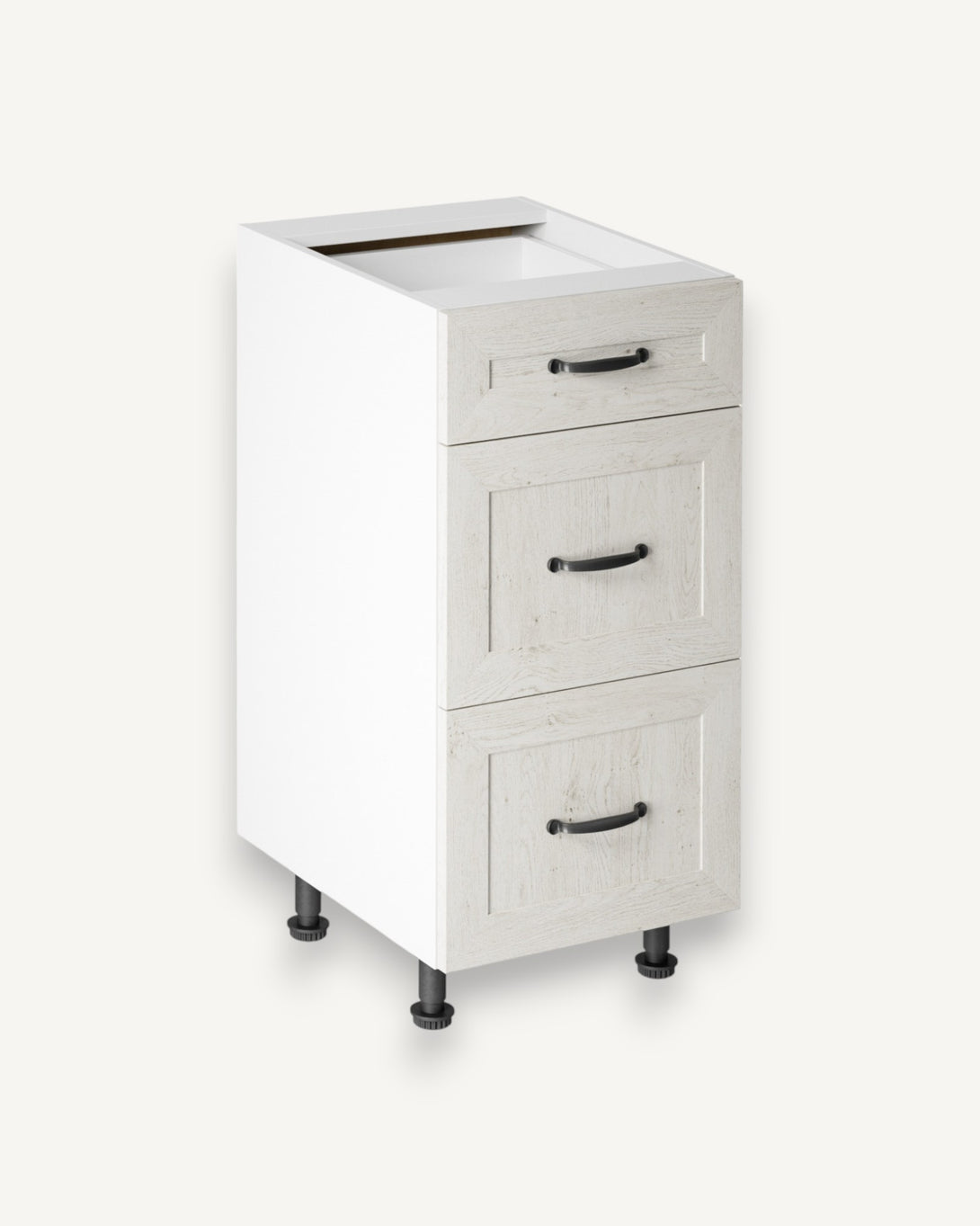 Unterschrank D40S3 - Royal - Atemberaubendes Design für organisierte Aufbewahrung. - ROYAL24_MARKT