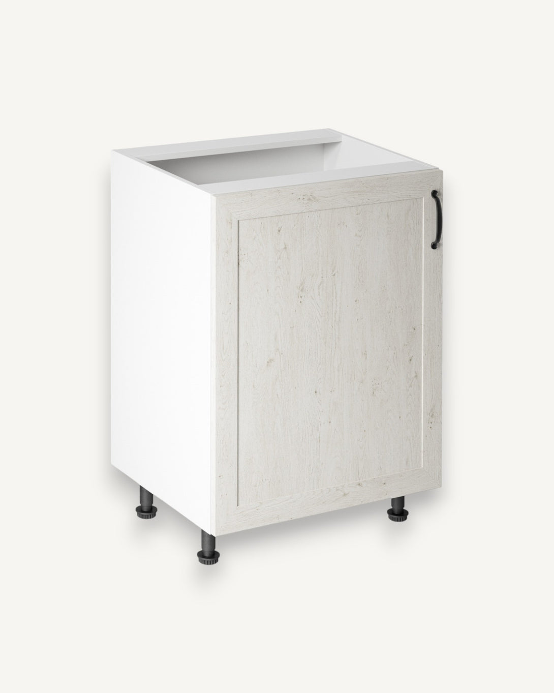 Unterschrank D601D-P/ L - Royal - Einfaches Design mit einer rechten Tür.