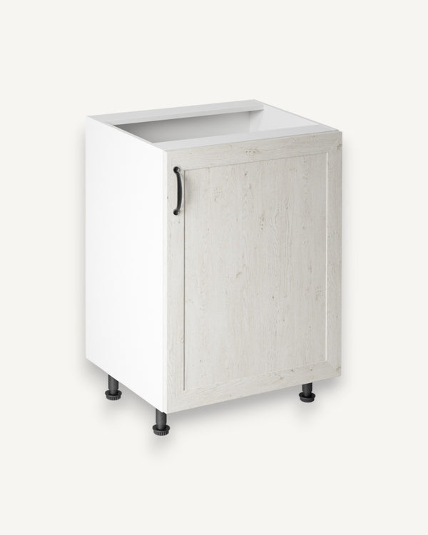 Unterschrank D601D-P/ L - Royal - Einfaches Design mit einer rechten Tür.