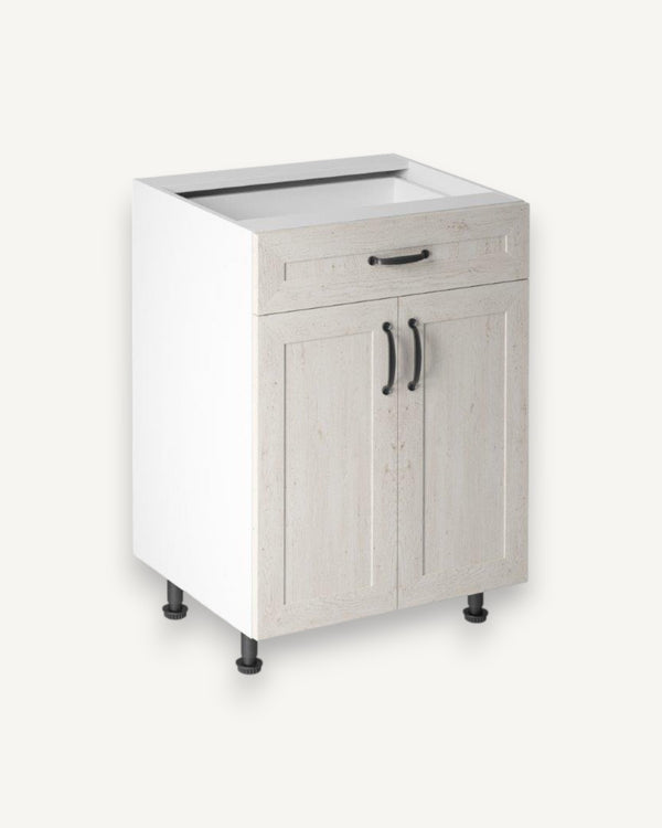 Unterschrank D60S1 - Royal - Markantes Design mit einer Schublade und zwei Türen. - ROYAL24_MARKT
