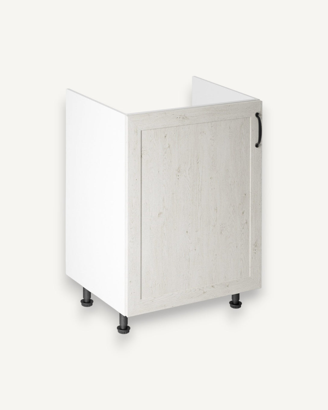 Spülenunterschrank D60Z-P/ L – Royal – Fester Unterschrank mit einer Tür links oder rechts für einfache Installation.
