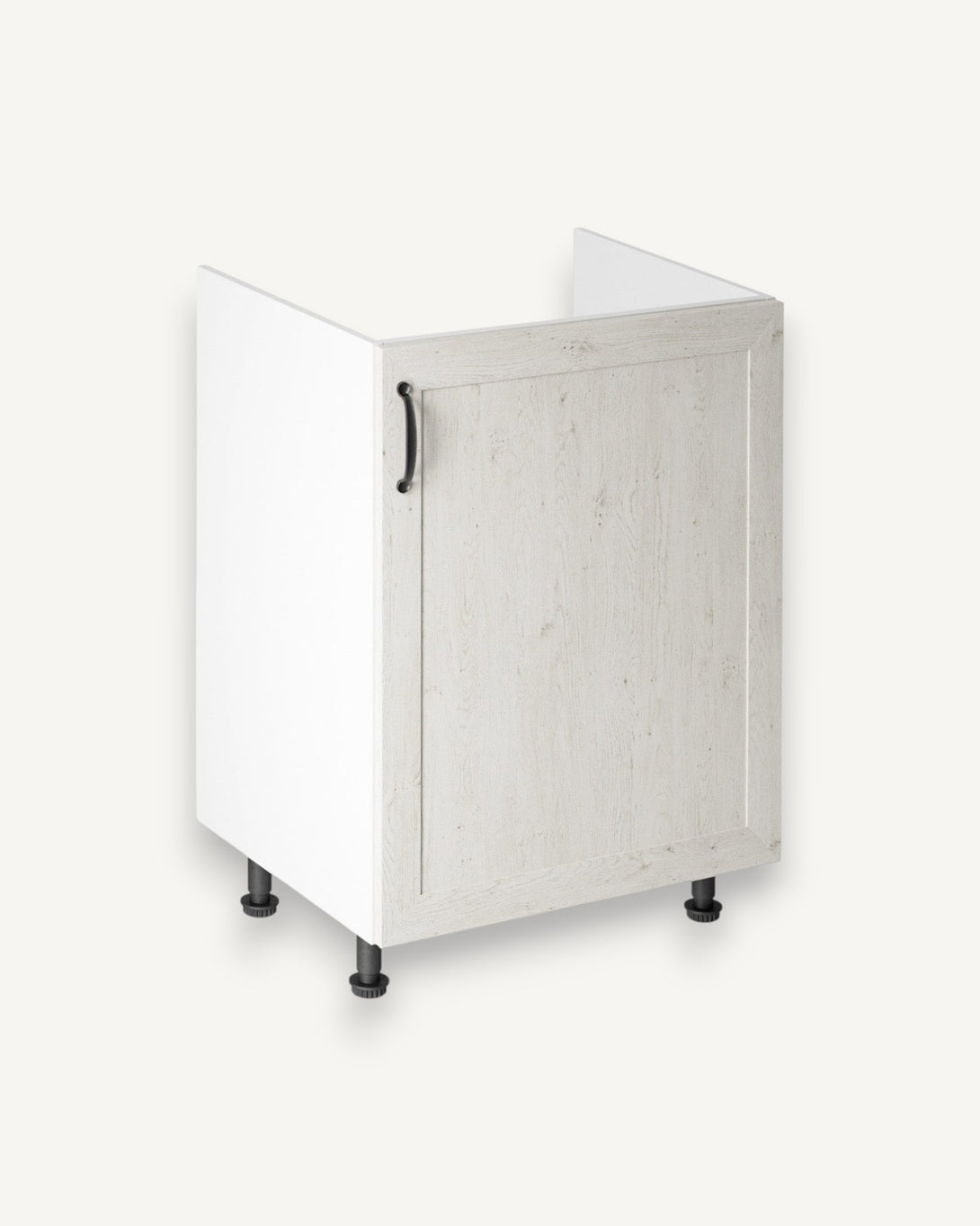 Spülenunterschrank D60Z-P/ L – Royal – Fester Unterschrank mit einer Tür links oder rechts für einfache Installation.
