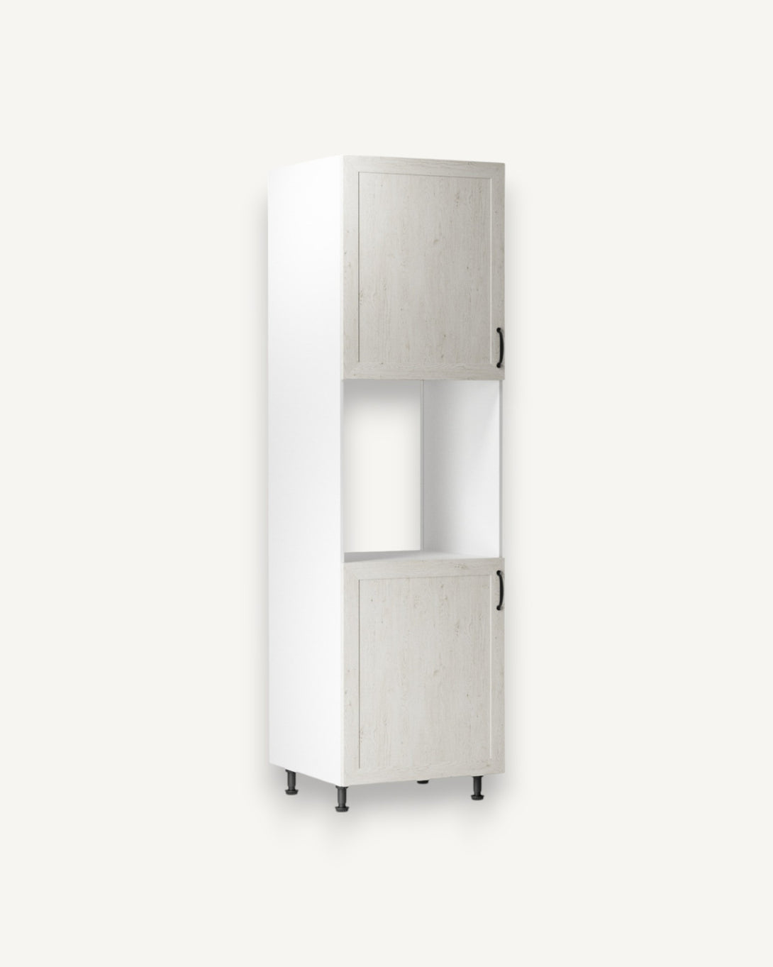 Mikrowellenumbauschrank D60P-P / L- Royal - Innovatives Design mit rechts öffnender Tür.