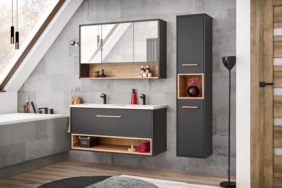 Waschbeckenschrank - Borneo - Effektive Badezimmerorganisation.