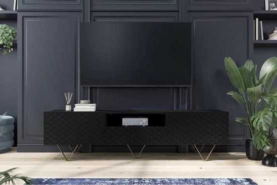 TV-Schrank - SCALIA - Modernes Design, das zu allen Dekoren passt.