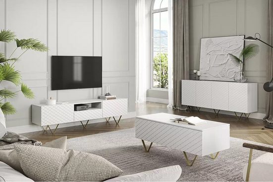 TV-Schrank - SCALIA - Modernes Design, das zu allen Dekoren passt.