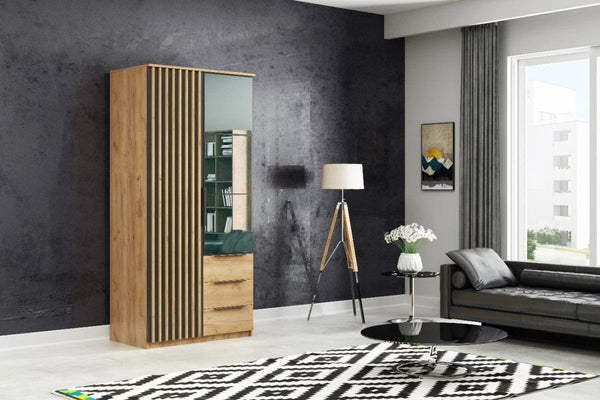 Kleiderschrank - Sorento - Moderne Lösung für effiziente Aufbewahrung und schlankes Design. - ROYAL24_MARKT