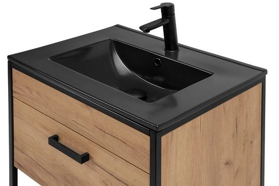 Badmöbel-Set - Brooklin - Eleganz und Einfachheit in einem flexiblen, vielseitigen Design. - Milaros Markt