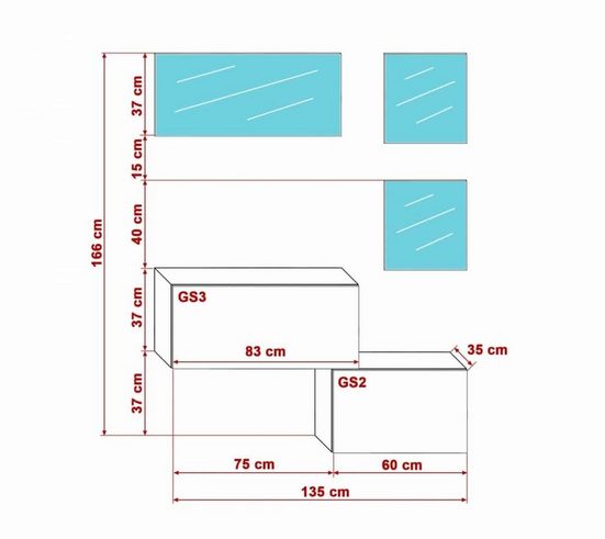 Beeindruckende Eleganz: Smart GF45 Kleiderschrank-Set